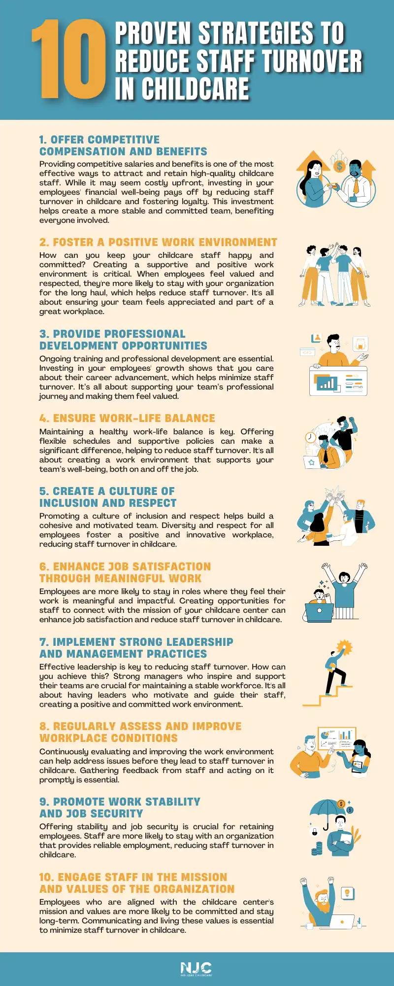 10 Best Practices to Minimize Staff Turnover in Child Care