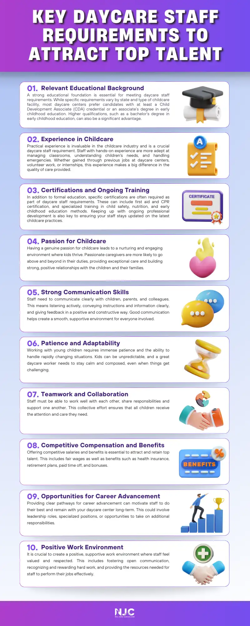 10 Key Daycare Staff Requirements to Attract Top Talent
